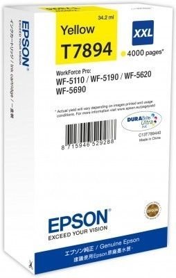 Epson Tintenpatrone gelb XXL -  C13T789440 von Epson