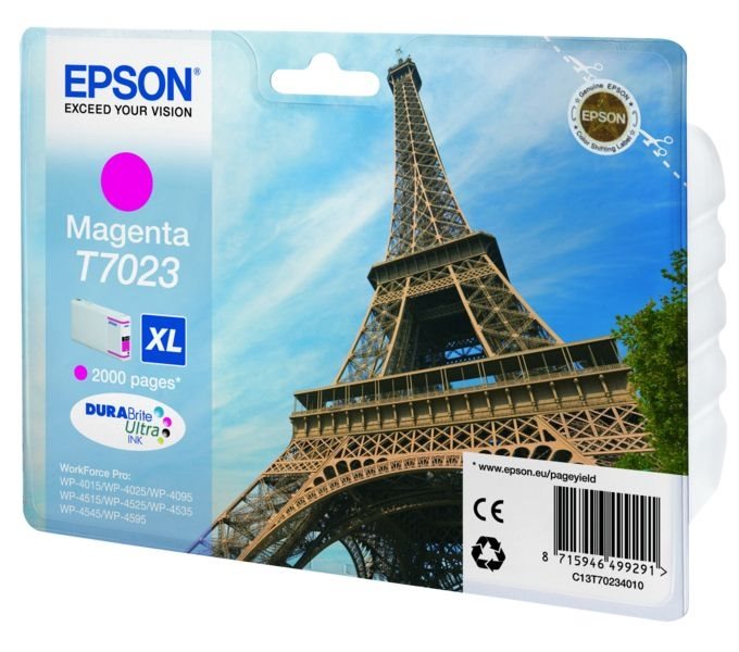 Epson Tintenpatrone magenta XL , T70234010 von Epson