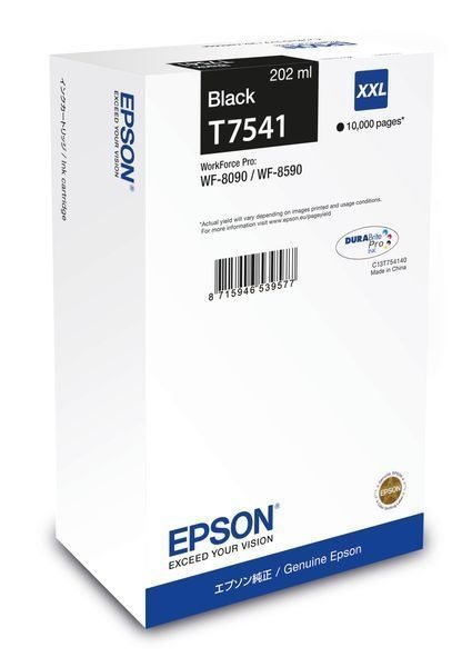 Epson Tintenpatrone schwarz XXL -  C13T754140 von Epson