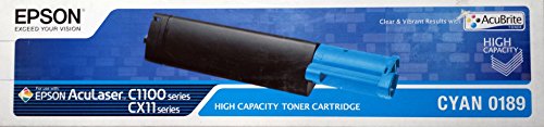 Epson Tonerkartusche AL-C1100/CX11 Cyan Hohe Kapazität 4k - Toner für Laserdrucker (4.000 Seiten, Cyan) von Epson