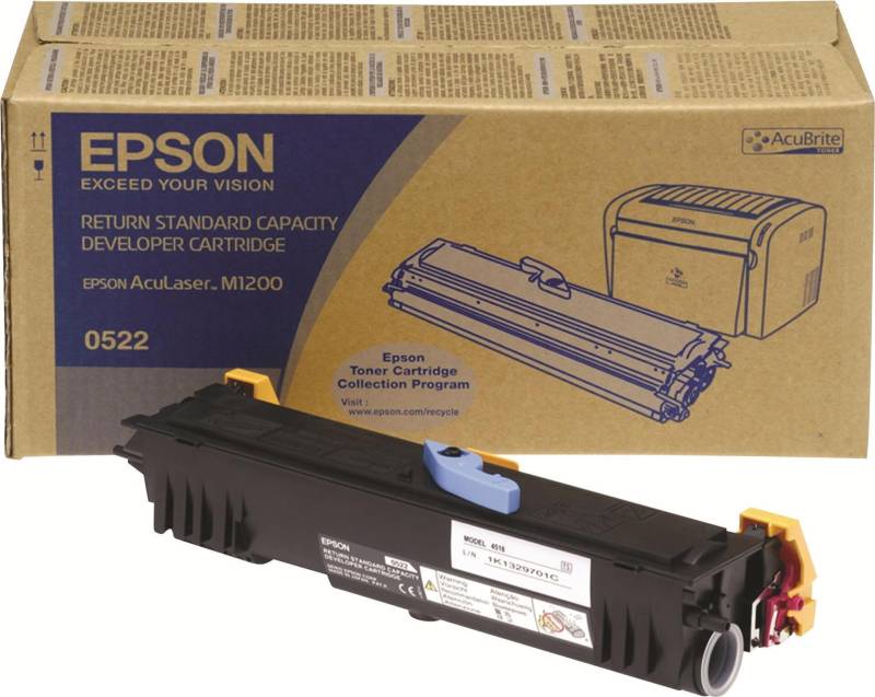 Epson - Tonerpatrone - 1 x Schwarz - 1800 Seiten - Epson Return Program - für AcuLaser M1200 (C13S050522) von Epson
