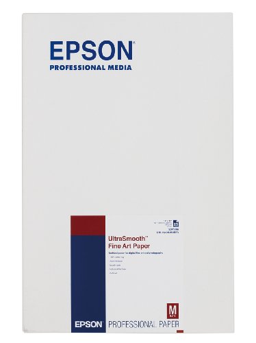 Epson UltraSmooth Fine Art Papier A3 297 x 420 mm 325 g/m² 25 Blatt Naturweiß Epson UltraSmooth Fine Art Papier A3 297 x 420 mm 325 g/m² 25 Blatt Naturweiß von Epson
