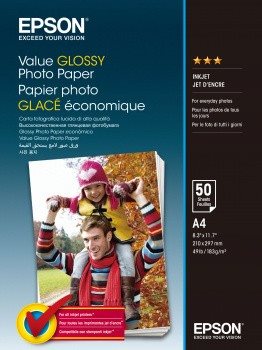 Epson Value - Fotopapier, glänzend - A4 (210 x 297 mm) - 183 g/m² - 50 Blatt (C13S400036) von Epson
