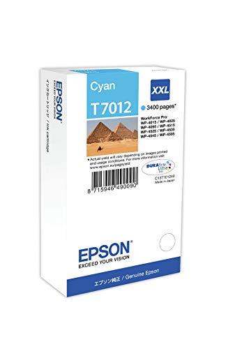Epson WP4000 / 4500 Series Ink Cartridge XXL Cyan 3.4k von Epson