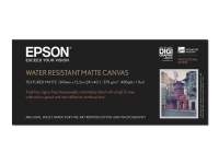 Epson WaterResistant Matte Canvas Roll, 24 Zoll x 12,2 m, 375 g/m², Matt, 375 g/m², 0,98%, SureColor SC-T7200D SureColor SC-T7200 SureColor SC-T7200 SureColor SC-T5200PS SureColor..., 61 cm, 12,2 m von Epson