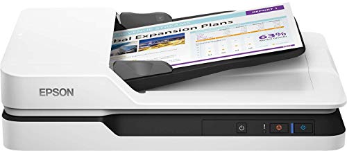 Epson WorkForce DS-1630 DIN A4 Dokumentenscanner (Scanner, kleine Standfläche, Dokumenteneinzug, Duplex, Drei-Pass, 600dpi, USB 3.0) von Epson