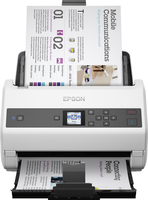 Epson WorkForce DS-870 - Dokumentenscanner - Duplex - A4 - 600 dpi x 600 dpi - bis zu 65 Seiten/Min. (einfarbig) / bis zu 65 Seiten/Min. (Farbe) - automatischer Dokumenteneinzug (100 Blätter) - bis zu 7000 Scanvorgänge/Tag - USB 3.0 (B11B250401) von Epson