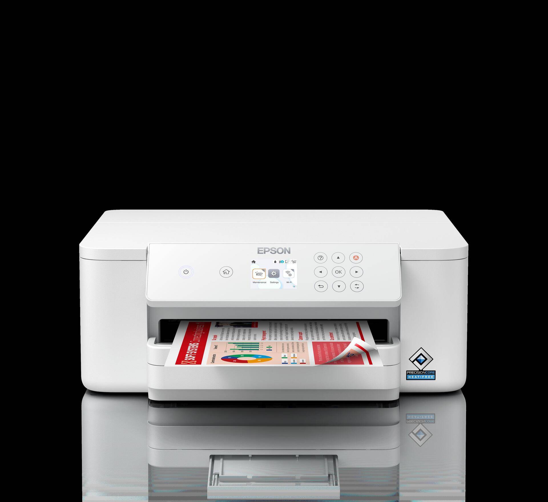 Epson WorkForce Pro WF-C4310DW - Drucker - Farbe - Duplex - Tintenstrahl - A4 - 4.800 x 2.400 dpi - bis zu 21 Seiten/Min. (einfarbig)/bis zu 11 Seiten/Min. (Farbe) - Kapazität: 250 Blätter - USB 2.0, LAN, Wi-Fi(n) (C11CK18401) von Epson