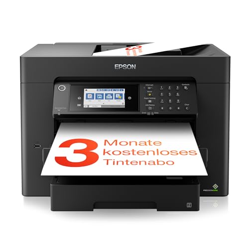 Epson WorkForce WF-7840DTWF A3+ kabelloser Multifunktions-Tintenstrahldrucker inkl. 3 Monaten kostenloser Tinte mit ReadyPrint Flex-Abo* von Epson