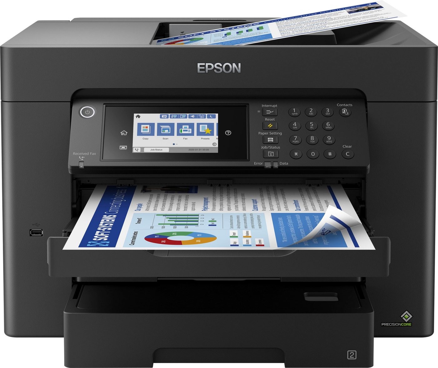 Epson WorkForce WF-7840DTWF Multifunktionsdrucker, (LAN (Ethernet), WLAN (Wi-Fi) von Epson