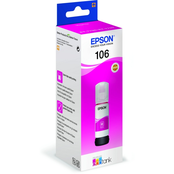 Original Epson C13T00R340 / 106 Tintenflasche magenta Original Epson C13T00R340 / 106 Tintenflasche magenta von Epson