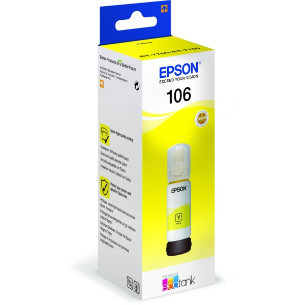 Original Epson C13T00R440 / 106 Tintenflasche gelb Original Epson C13T00R440 / 106 Tintenflasche gelb von Epson