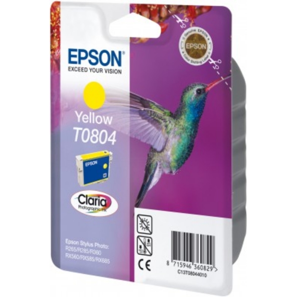 Original Epson C13T08044011 / T0804 Tintenpatrone gelb Original Epson C13T08044011 / T0804 Tintenpatrone gelb von Epson