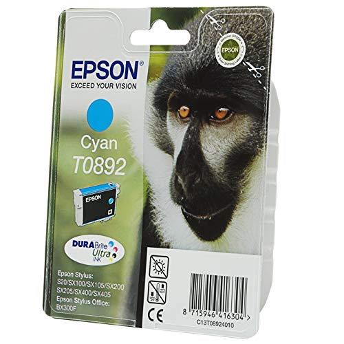 Original Epson C13T08924010 / T0892 Tinte Cyan für Epson Stylus SX 210 von Epson