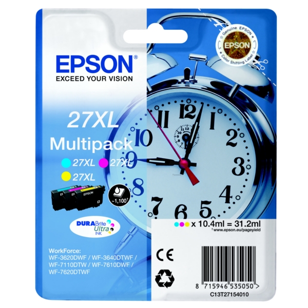 Original Epson C13T27154012 / 27XL Tintenpatrone MultiPack Original Epson C13T27154012 / 27XL Tintenpatrone MultiPack von Epson