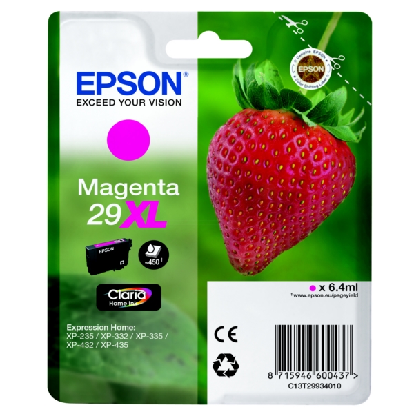 Original Epson C13T29934022 / 29XL Tintenpatrone magenta von Epson