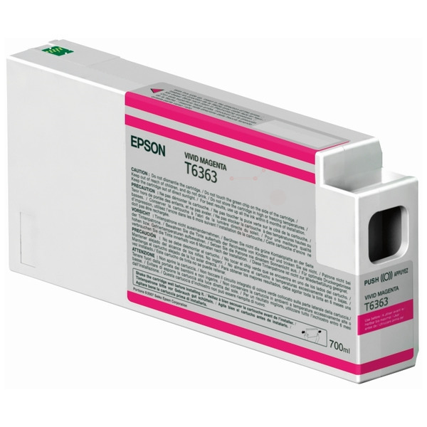 Original Epson C13T636300 / T6363 Tintenpatrone magenta Original Epson C13T636300 / T6363 Tintenpatrone magenta von Epson