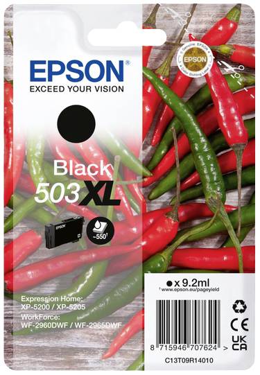 Patrone Epson 503 black XL T09R1 Patrone Epson 503 black XL T09R1 von Epson