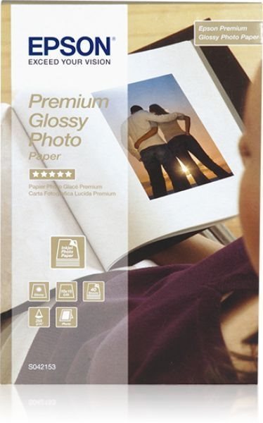 Premium Glossy Photo Paper - C13S042153 - 100x150 mm, 255 g/m², 40 Blatt Premium Glossy Photo Paper - C13S042153 - 100x150 mm, 255 g/m², 40 Blatt von Epson