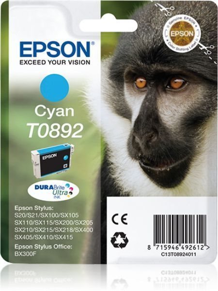 T0892 - cyan - Original - Blisterverpackung - Tint T0892 - cyan - Original - Blisterverpackung - Tint von Epson