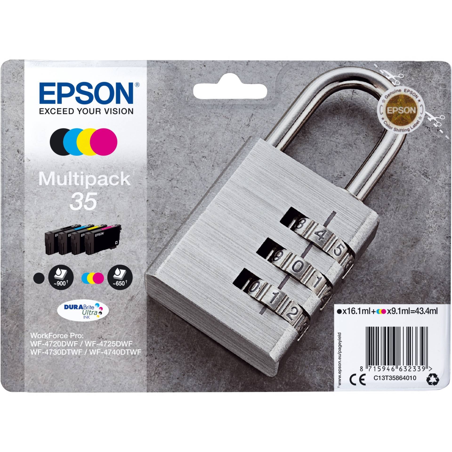 Tinte Multipack 35 (C13T35864010) von Epson