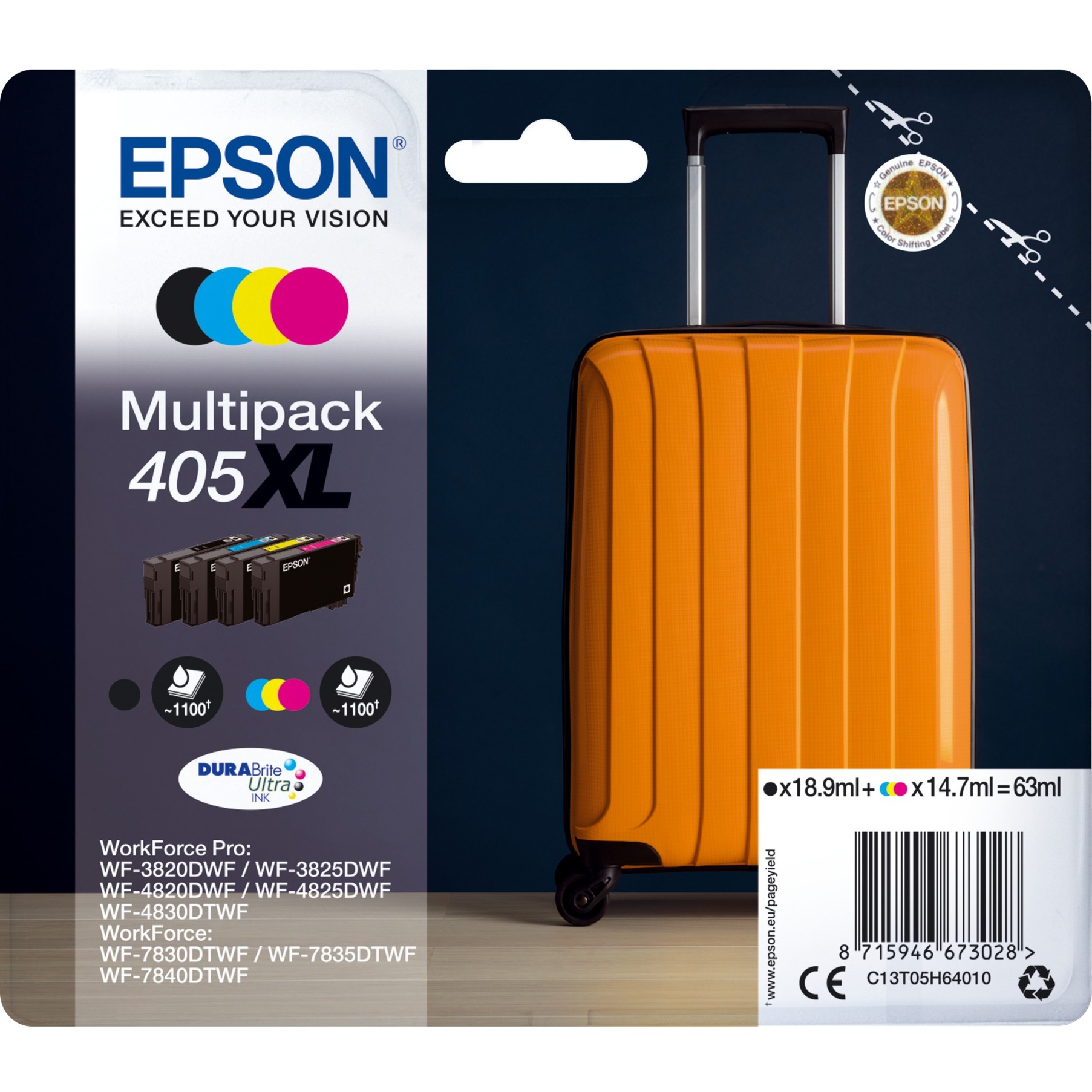 Tinte Multipack 405XL (C13T05H64010) von Epson