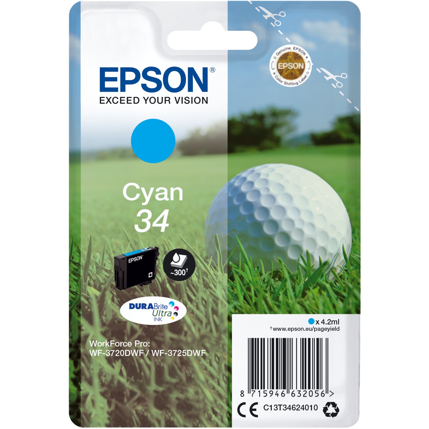 Tinte cyan 34 (C13T34624010) von Epson