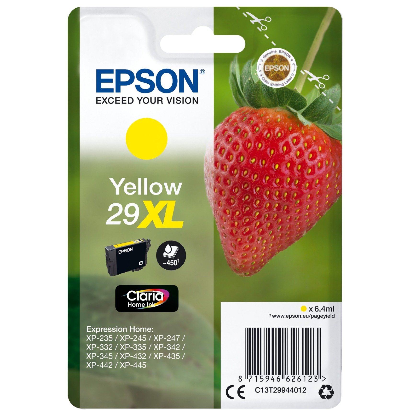 Tinte gelb 29XL (C13T29944012) von Epson
