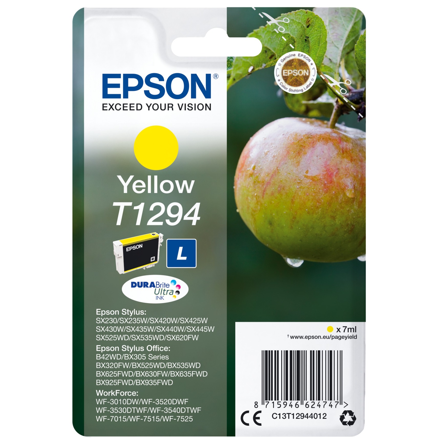 Tinte gelb T1294 (C13T12944012) von Epson