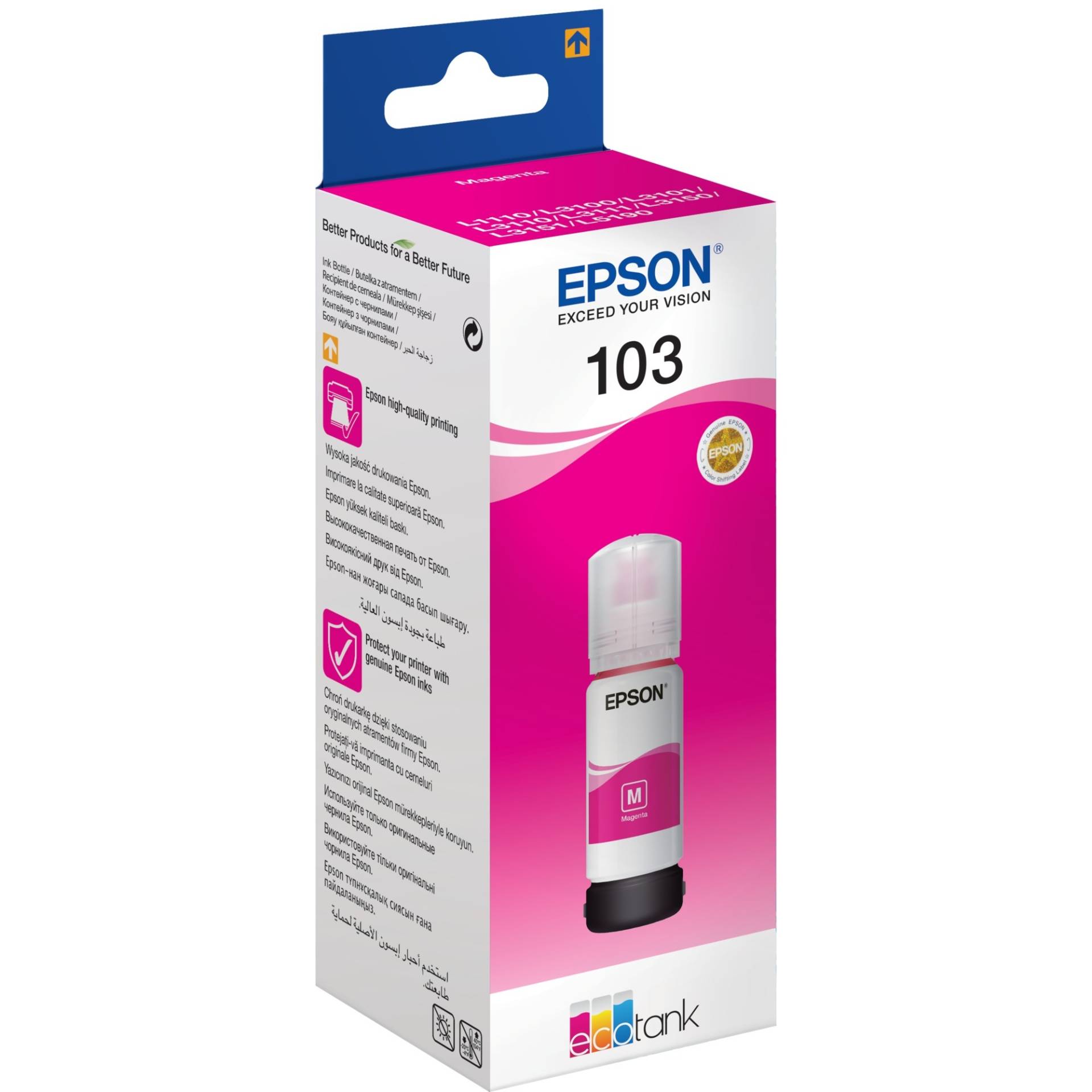 Tinte magenta 103 EcoTank (C13T00S34A10) von Epson