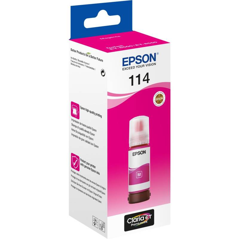 Tinte magenta 114 EcoTank (C13T07B340) von Epson
