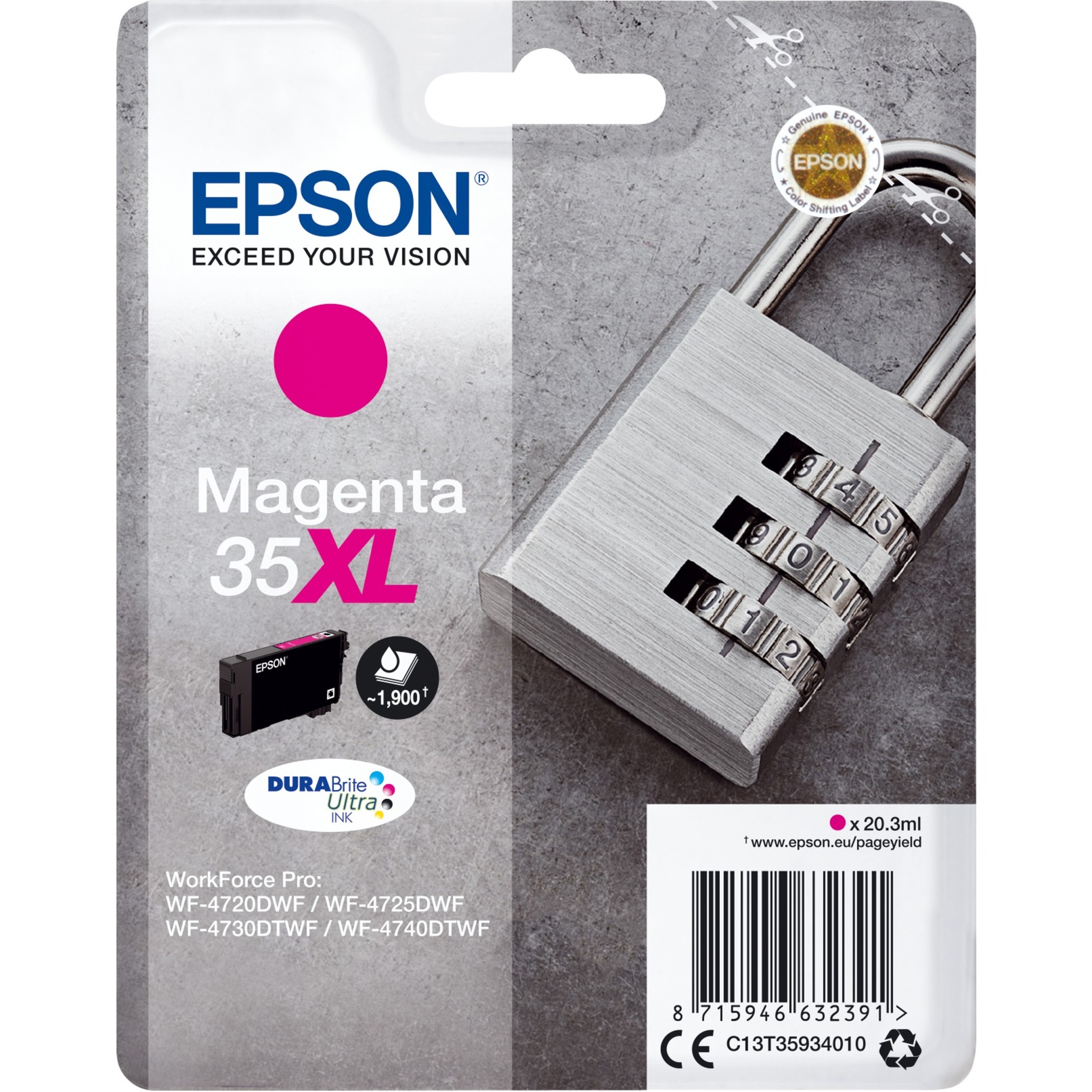 Tinte magenta 35XL (C13T35934010) von Epson