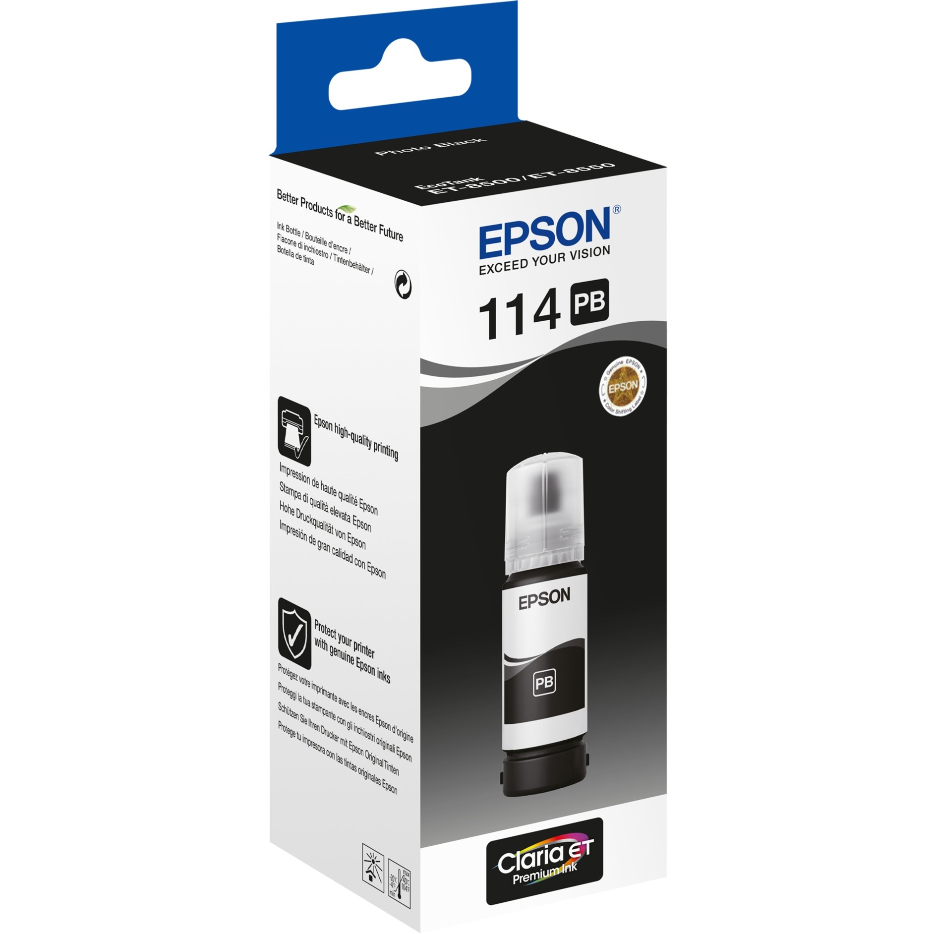 Tinte photoschwarz 114 EcoTank (C13T07B140) von Epson