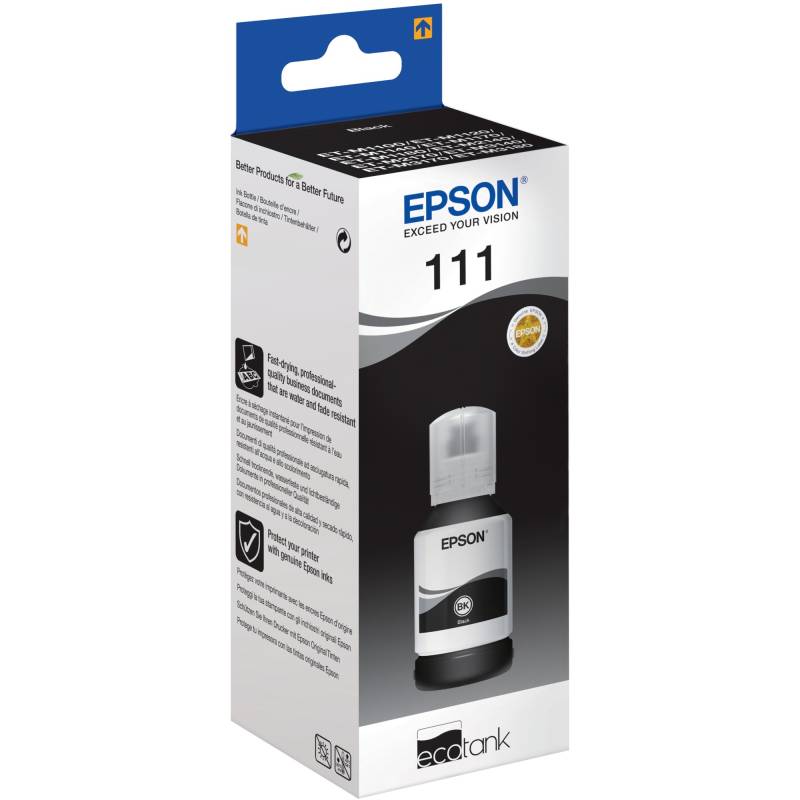 Tinte schwarz 111 Eco Tank (C13T03M140) von Epson