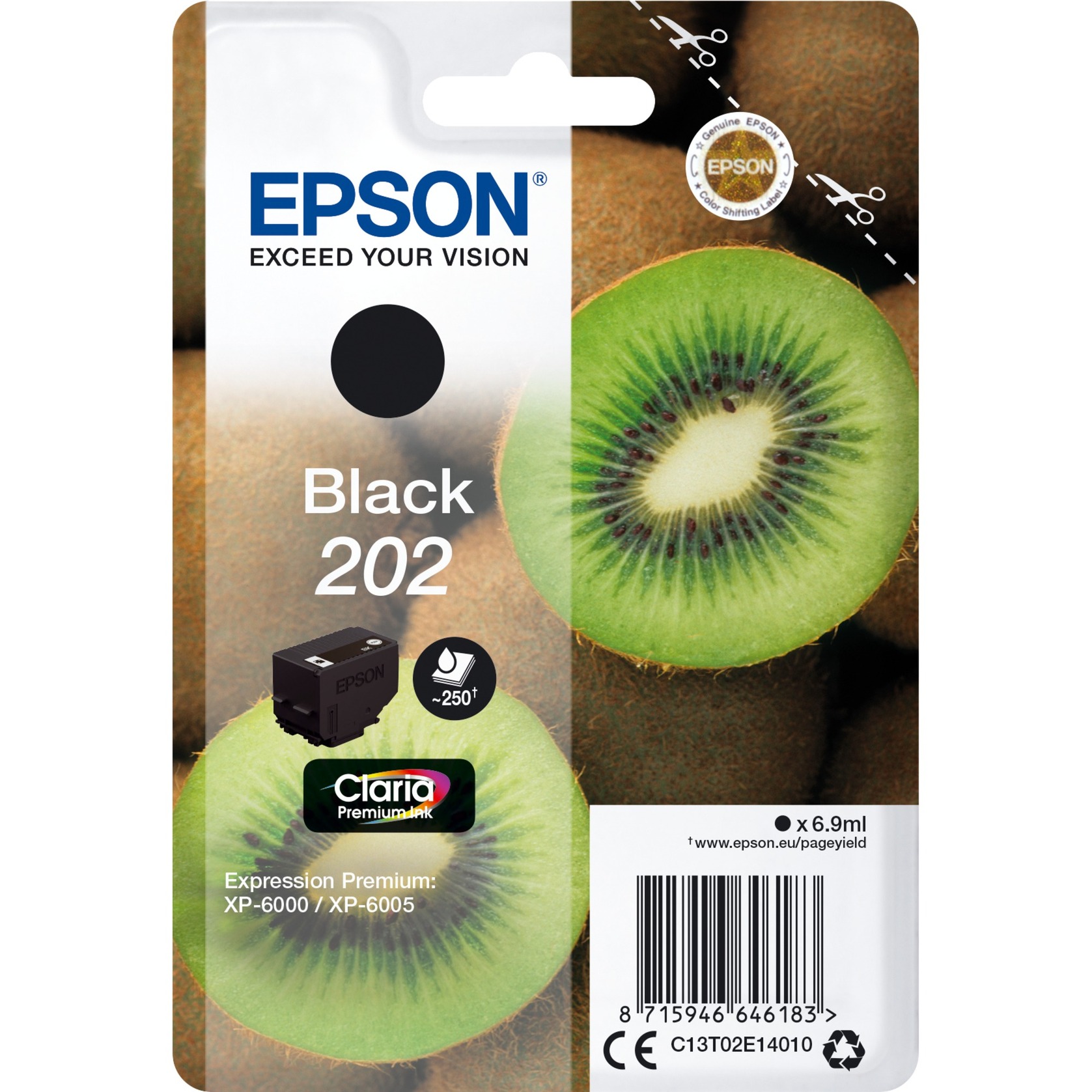 Tinte schwarz 202 (C13T02E14010) von Epson