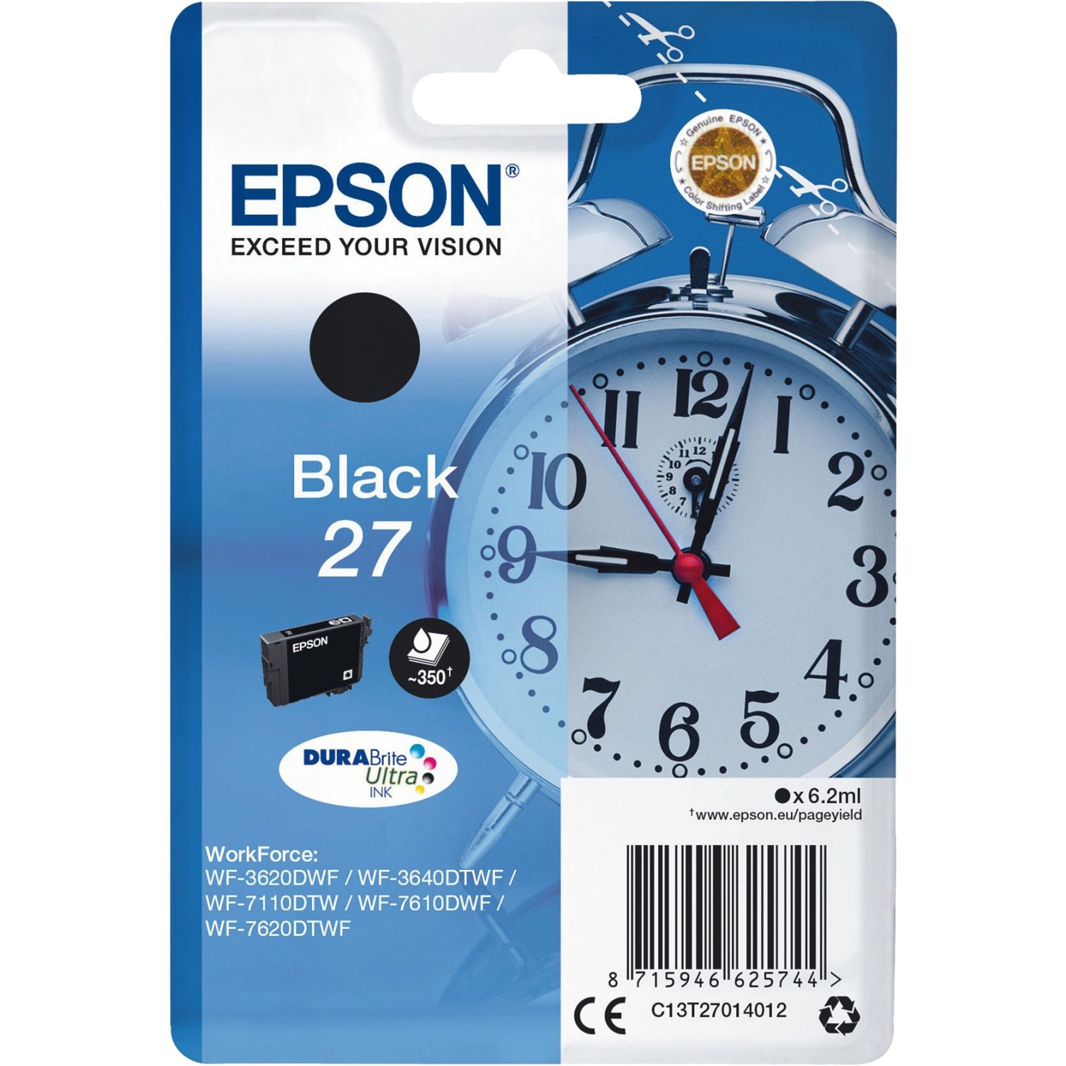 Tinte schwarz 27 (C13T27014012) von Epson