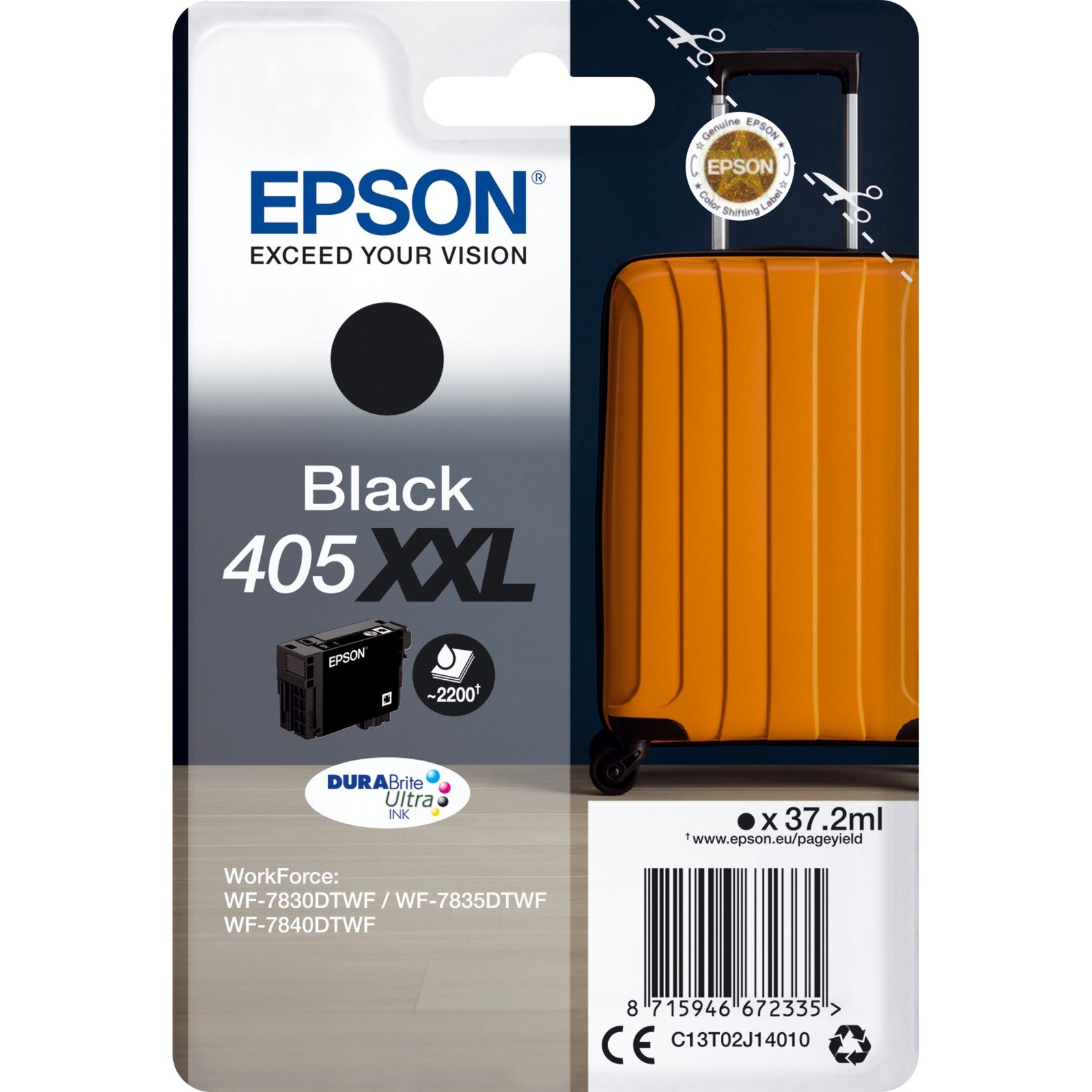 Tinte schwarz 405XXL (C13T02J14010) von Epson