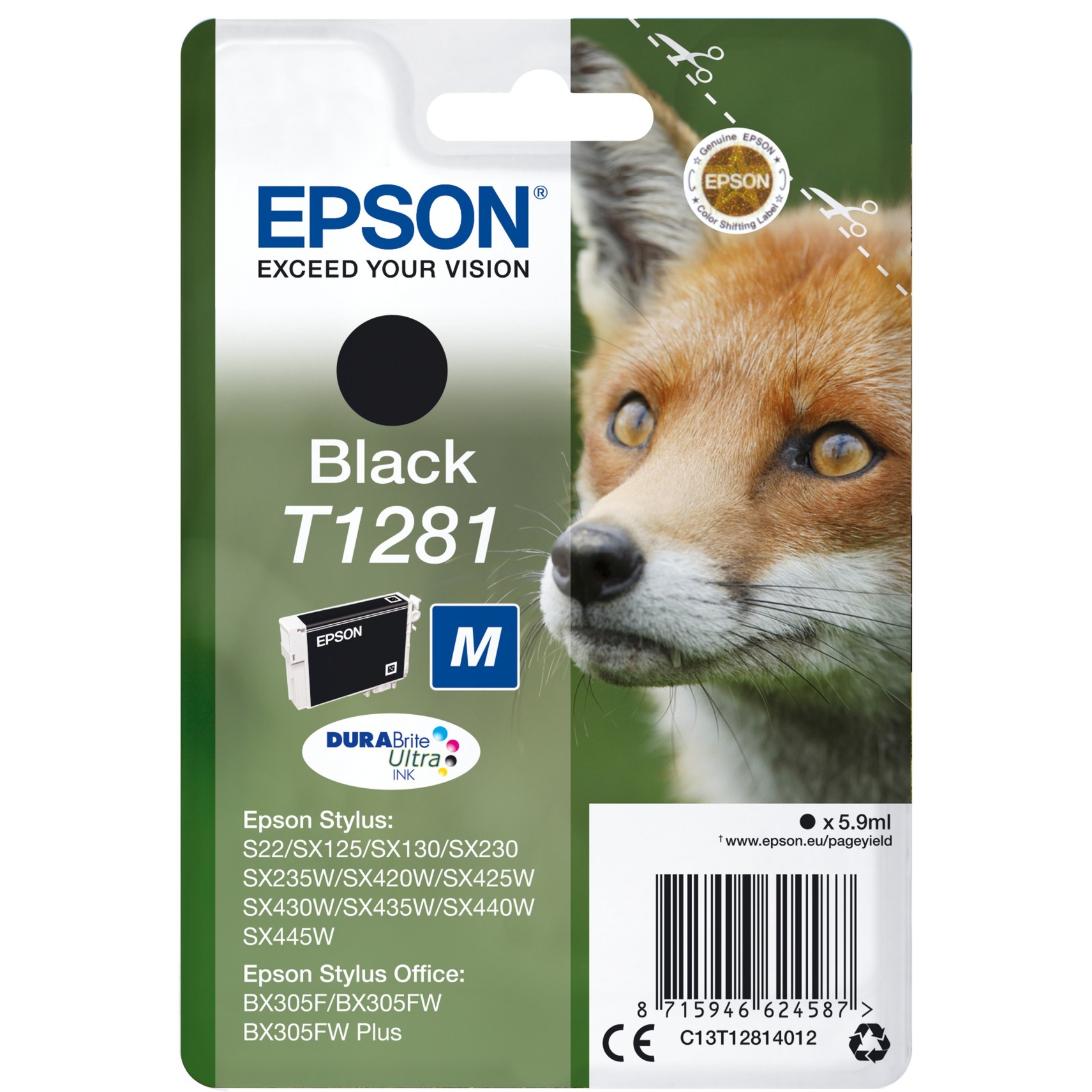 Tinte schwarz T1281 (C13T12814012) von Epson