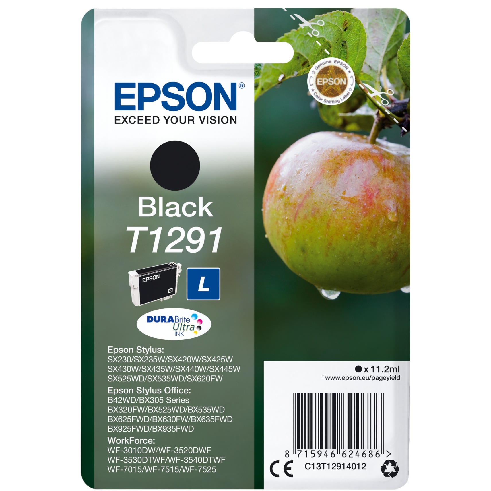 Tinte schwarz T1291 (C13T12914012) von Epson