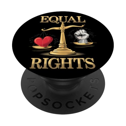 Protest für soziale Gerechtigkeit Menschenrechtsaktivismus PopSockets Klebender PopGrip von Equality and Human Rights Protest Movement Tees