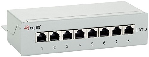 Digital Data Equip Patchverteiler 8 Port RJ 45 CAT6 von Equip