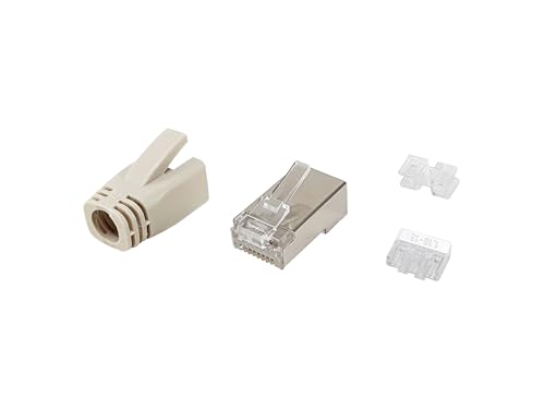 Equip 121182 Cat.6A RJ45 geschirmter Steckersatz, 100 Stück/Packung Equip 121182 Cat.6A RJ45 geschirmter Steckersatz, 100 Stück/Packung von Equip