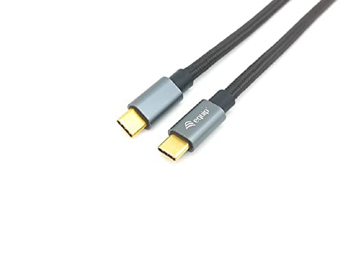 Equip 128353 USB 3.2 Gen 2 Typ C Kabel, M/M, 0.5m, USB Power Delivery PD 5A (max. 100W), 4K 60Hz, 10 Gbit/s, schwarz von Equip