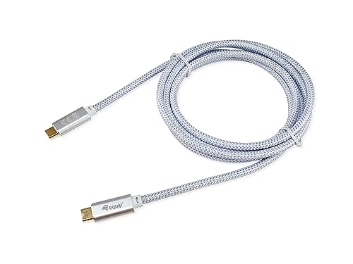 Equip 128358 USB 3.2 Gen 2 C-auf-C-Kabel, M/M, 2,0m, PD100W, 4K/60Hz, 10Gbps, Weiß Equip 128358 USB 3.2 Gen 2 C-auf-C-Kabel, M/M, 2,0m, PD100W, 4K/60Hz, 10Gbps, Weiß von Equip