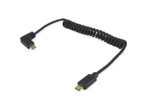 Equip 128889 USB 2.0 C auf C 90° abgewinkeltes Spiralkabel, Stecker/Stecker, 1,0 m Equip 128889 USB 2.0 C auf C 90° abgewinkeltes Spiralkabel, Stecker/Stecker, 1,0 m von Equip