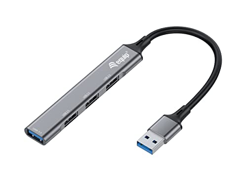 Equip 128960 USB-Hub 4-Port 1x3.0/3x2.0 USB->USB 3.0 grau Equip 128960 USB-Hub 4-Port 1x3.0/3x2.0 USB->USB 3.0 grau von Equip