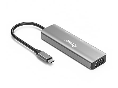 Equip 133485 USB-C auf HDMI/DisplayPort/VGA/USB-Adapter von Equip
