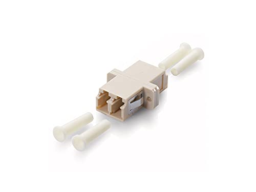 Equip 156151007 LC-Lichtwellenleiter-Adapter OM3/12pcs/Steckverbinder/beige von Equip