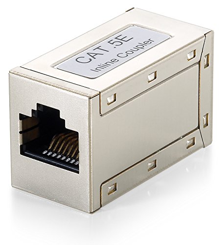 Equip 221159 – Buchse-Buchse geschirmter RJ45-Adapter, weiß Equip 221159 – Buchse-Buchse geschirmter RJ45-Adapter, weiß von Equip