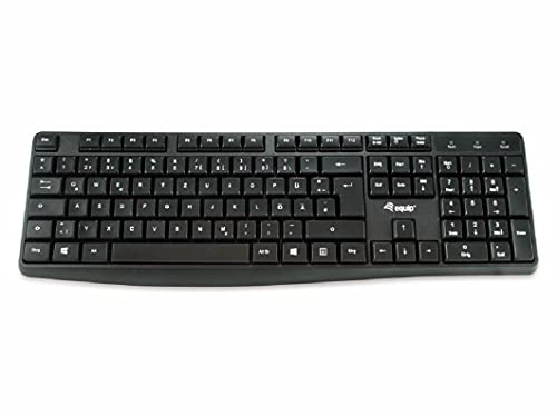 Equip 245212 Kabelgebundene USB-Tastatur/USB Keyboard/PT-Layout/schwarz von Equip